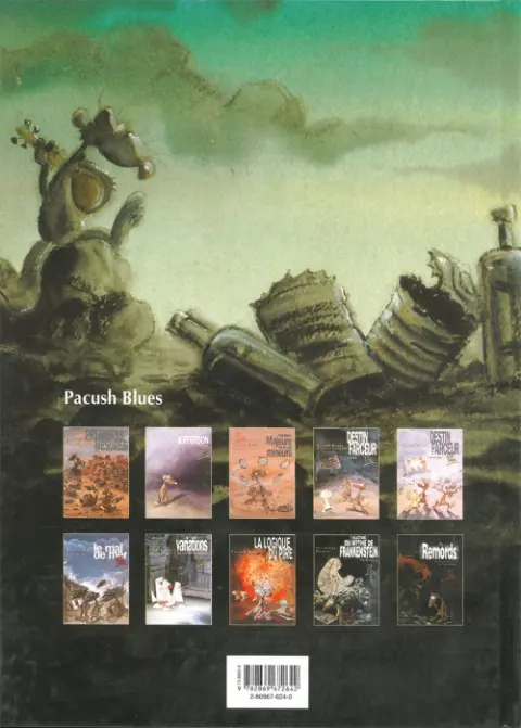 Verso de l'album Pacush Blues Tome 7 Septième saut : Variations sur un thème imposé