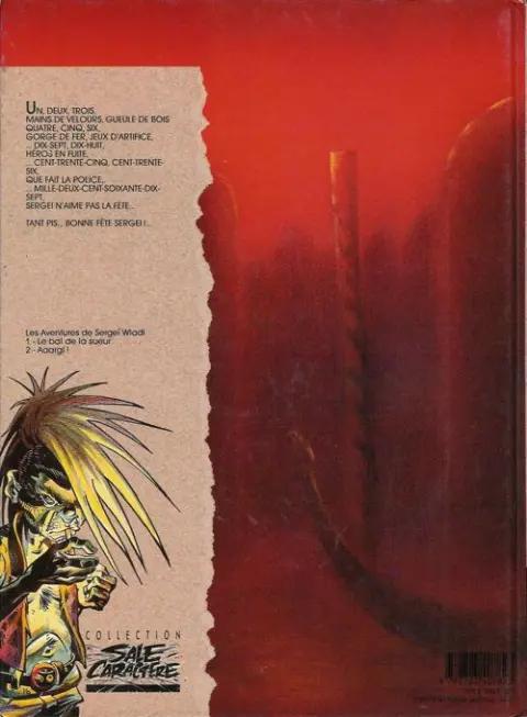 Verso de l'album Le Bal de la sueur Tome 2 Aaargl !