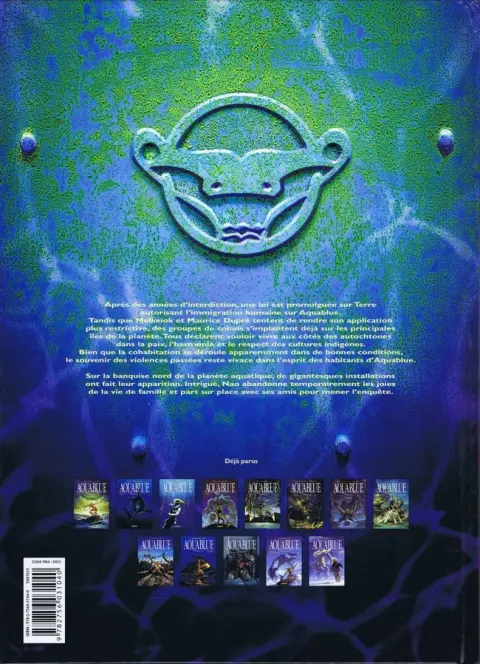 Verso de l'album Aquablue Tome 13 Septentrion