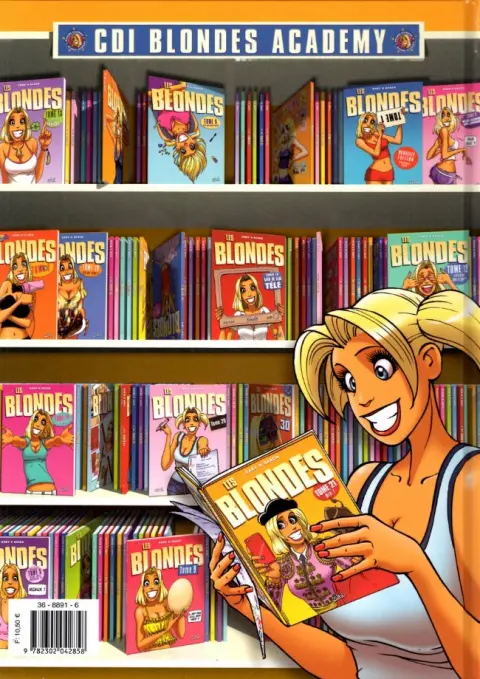 Verso de l'album Les Blondes Tome 21 Olé !