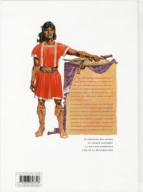 Verso de l'album Jugurtha Intégrale 1