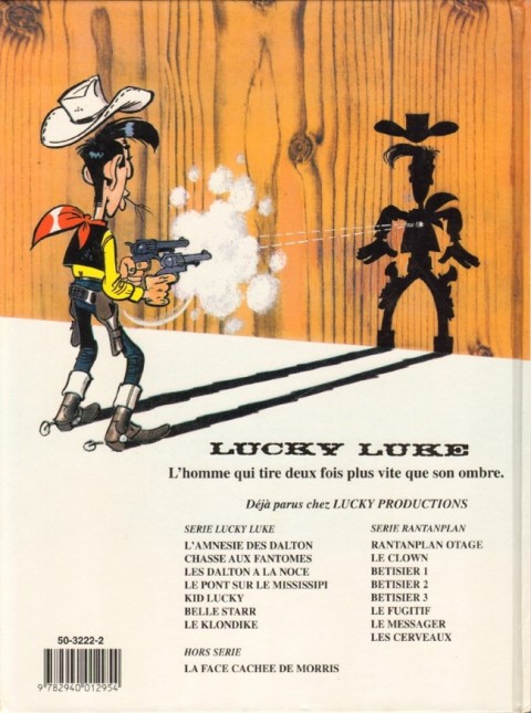 Verso de l'album Lucky Luke Tome 66 Le Klondike