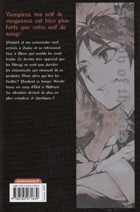 Verso de l'album Seraph of the End 15