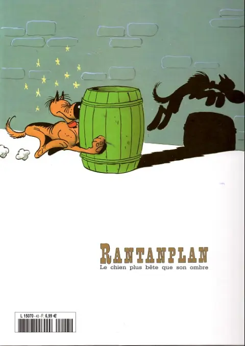 Verso de l'album Lucky Luke La collection Tome 43 Rantanplan - Bêtisier 1