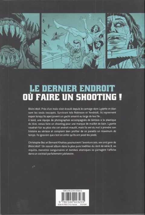 Verso de l'album Bikini atoll 2 - Première partie