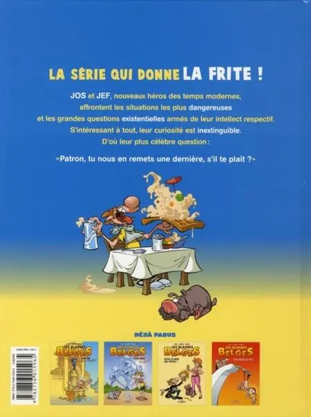 Verso de l'album Les Blagues belges Tome 4 Plus belge la vie !
