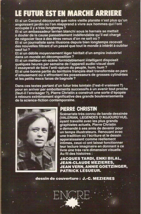 Verso de l'album Le futur est en marche arrière