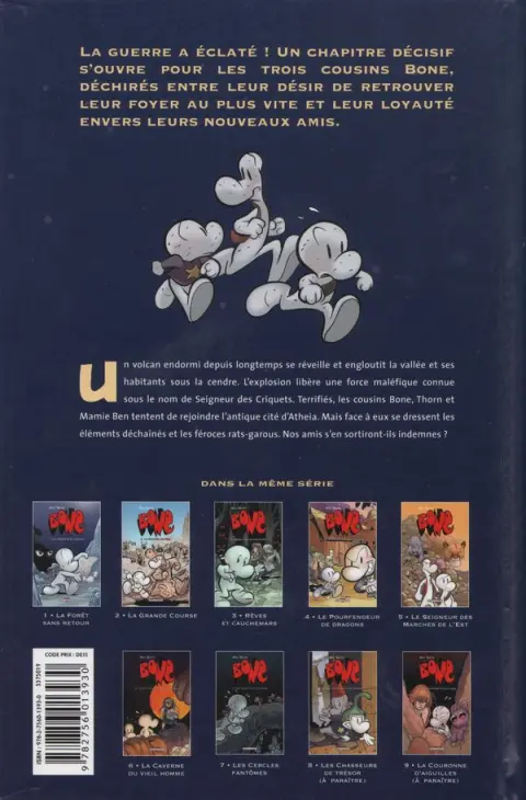 Verso de l'album Bone Tome 7 Les Cercles fantômes