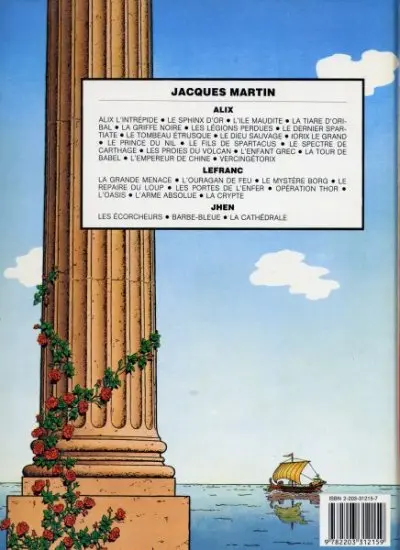 Verso de l'album Alix Tome 15 L'enfant grec