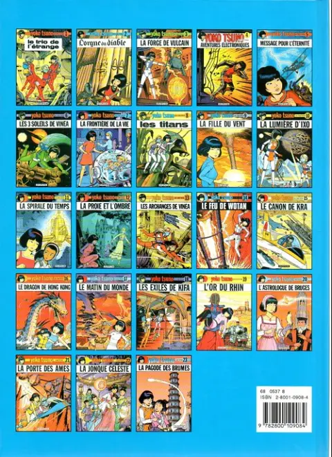 Verso de l'album Yoko Tsuno Tome 12 La proie et l'ombre