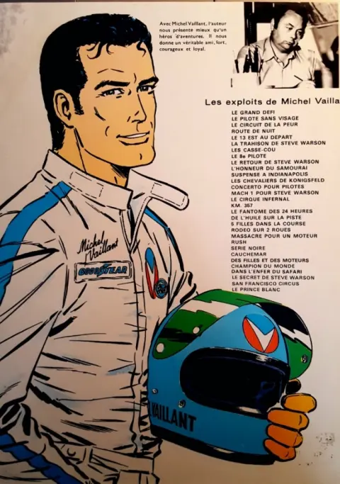 Verso de l'album Michel Vaillant Tome 16 Km. 357
