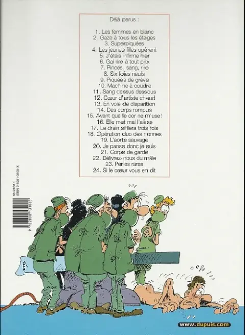 Verso de l'album Les Femmes en Blanc Tome 22 Délivrez-nous du mâle