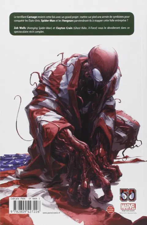 Verso de l'album Carnage - U.S.A. Carnage : U.S.A.