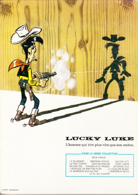 Verso de l'album Lucky Luke Tome 34 Dalton City