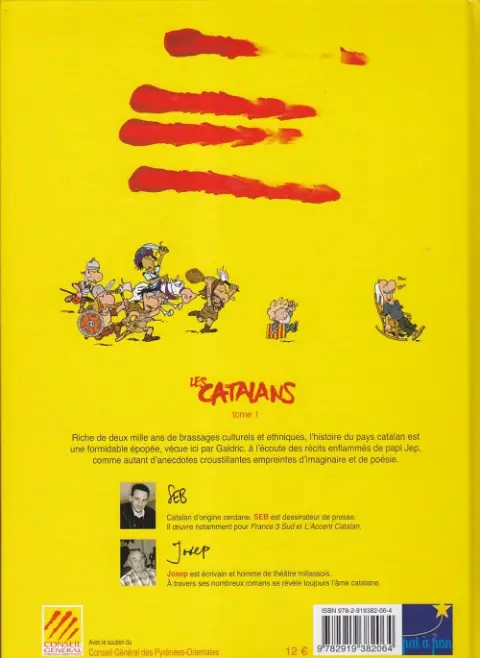 Verso de l'album Les Catalans Tome 1 Galdric et les Fantômes du Passé