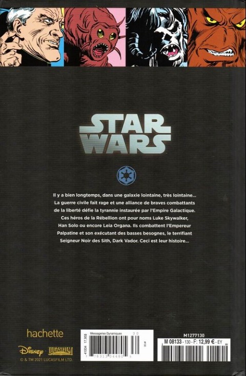 Verso de l'album Star Wars - Légendes - La Collection #130 Star Wars Classic - #78 à #80, #86, Return of the Jedi #1 et 2