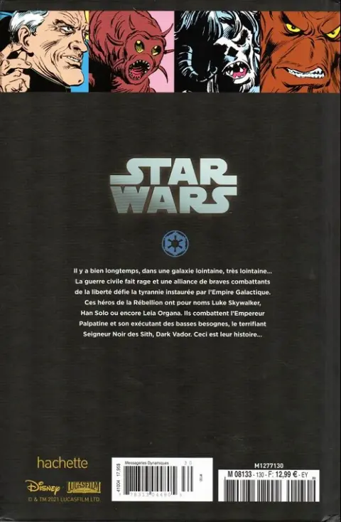 Verso de l'album Star Wars - Légendes - La Collection Tome 130 Star Wars Classic - #78 à #80, #86, Return of the Jedi #1 et 2