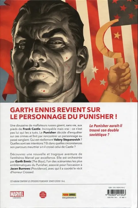 Verso de l'album Punisher - Soviet