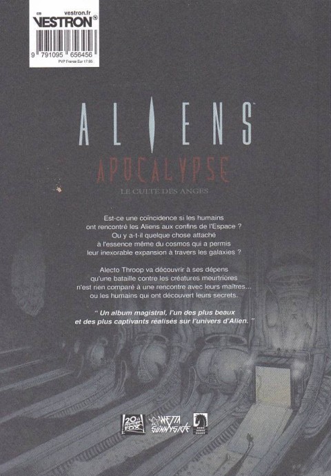 Verso de l'album Aliens Apocalypse Le Culte Des Anges