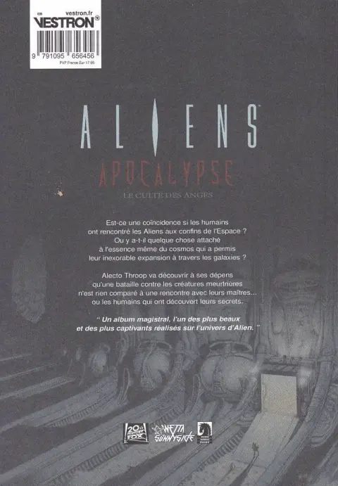 Verso de l'album Aliens Apocalypse Le Culte Des Anges