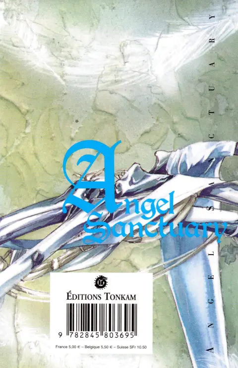 Verso de l'album Angel Sanctuary 4