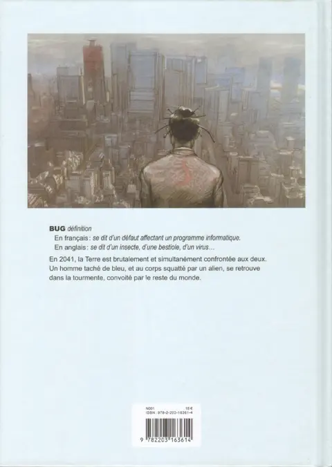 Verso de l'album Bug Livre 2