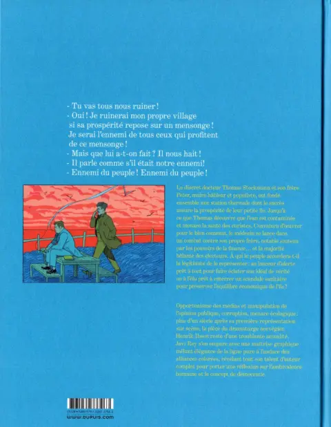 Verso de l'album Un ennemi du peuple