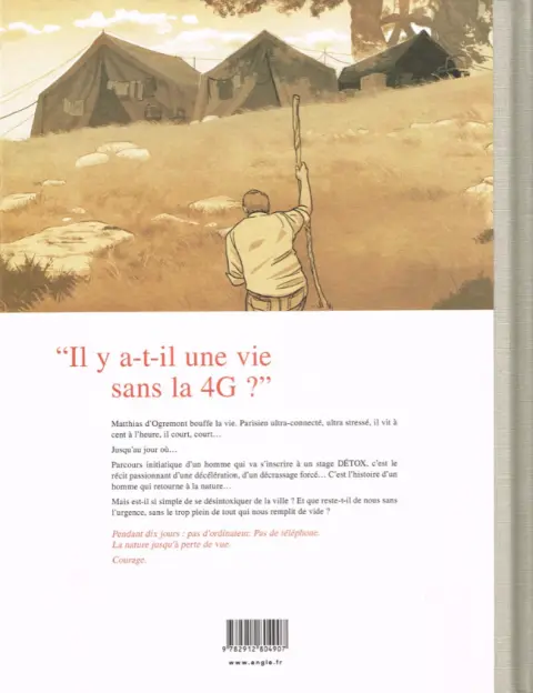 Verso de l'album Détox Livre 1 Le déni