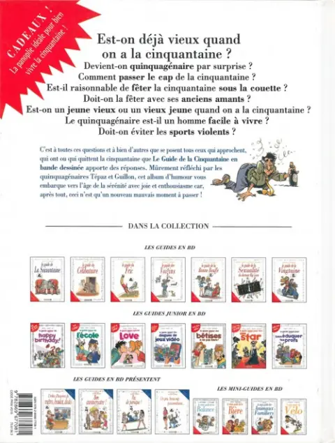 Verso de l'album Le Guide Tome 12 Le guide de la cinquantaine