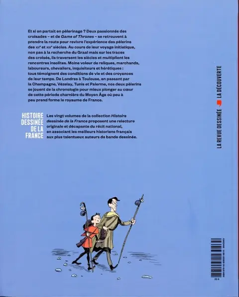 Verso de l'album Histoire dessinée de la France Tome 7 Croisades et cathédrales - D'Aliénor à saint Louis