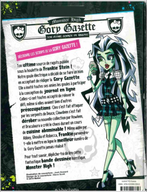 Verso de l'album Monster high - Rêves et hurlements 1