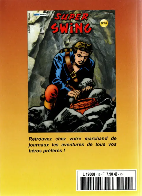 Verso de l'album Akim Album N° 13