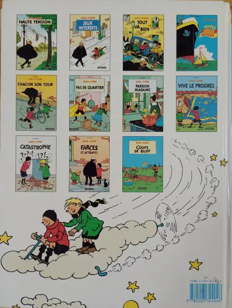 Verso de l'album Quick et Flupke - Gamins de Bruxelles Tome 4 Toutes voiles dehors
