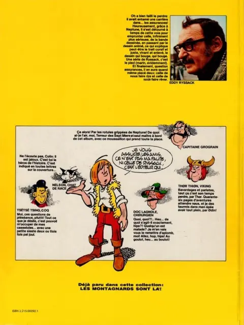 Verso de l'album Colin Colas Tome 2 L'appel des tam-tams