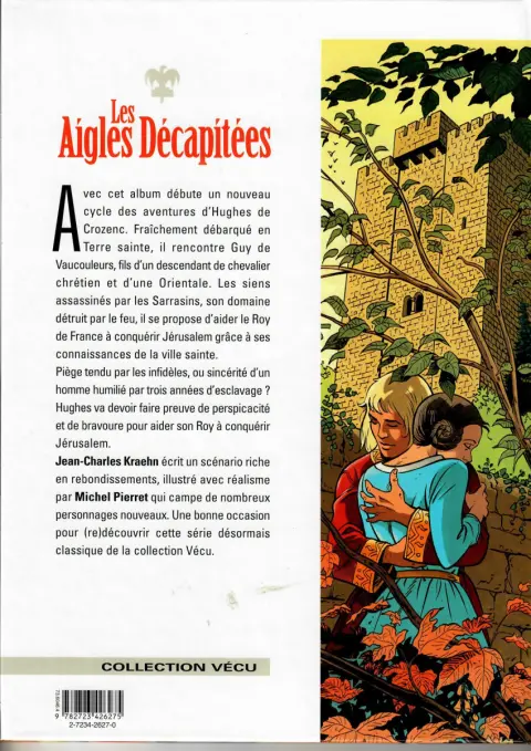 Verso de l'album Les Aigles décapitées Tome 12 l'esclave