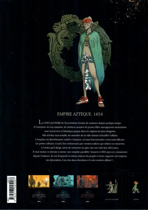Verso de l'album Le serpent et la Lance Acte 1 Ombre-montagne