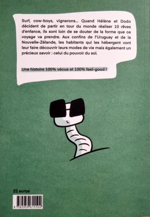 Verso de l'album Dream Trotters 1/2 Un voyage initiatique vers l'écologie