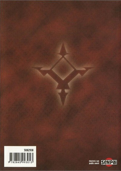 Verso de l'album Dark Crimson - Vampire master 2 Strange Palace