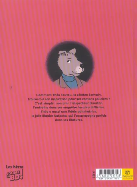Verso de l'album Les Enquêtes de Théo Toutou Tome 4 Vertige