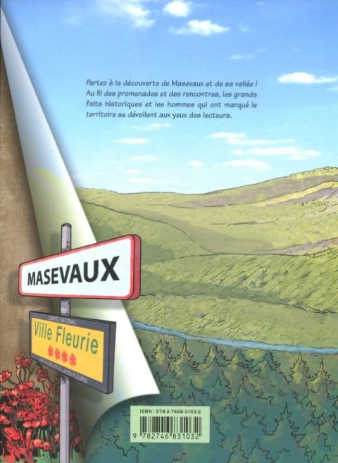 Verso de l'album L'Extraordinaire histoire de Masevaux et de sa vallée