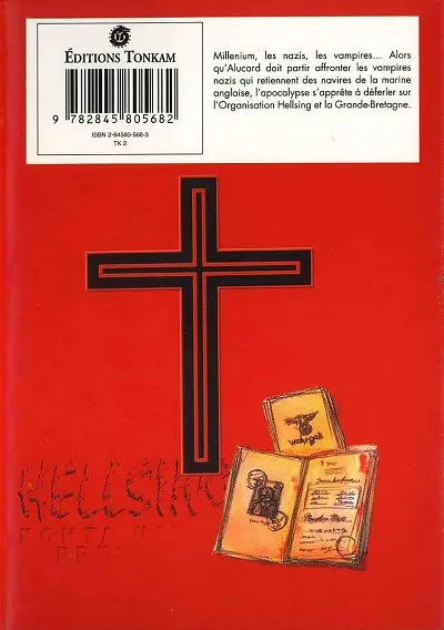 Verso de l'album Hellsing Vol. 5