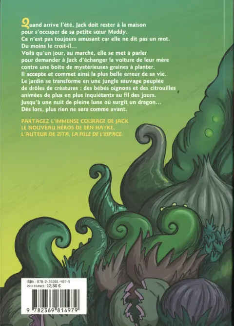 Verso de l'album Jack le téméraire 1 Dans les griffes du jardin maléfique