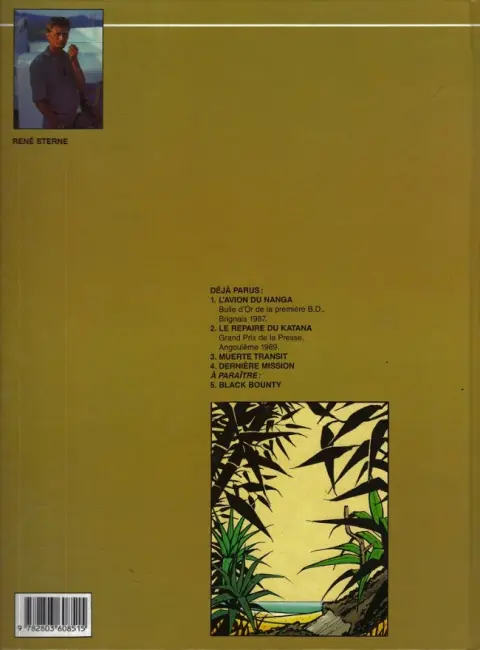 Verso de l'album Adler Tome 4 Dernière mission