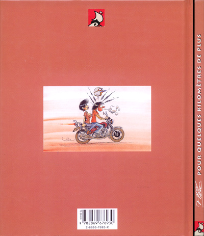 Verso de l'album Les mémoires d'un motard Tome 2 Pour quelques kilometres de plus