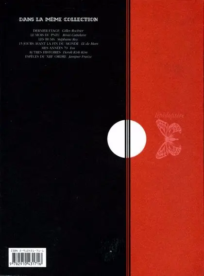 Verso de l'album Mes années 70