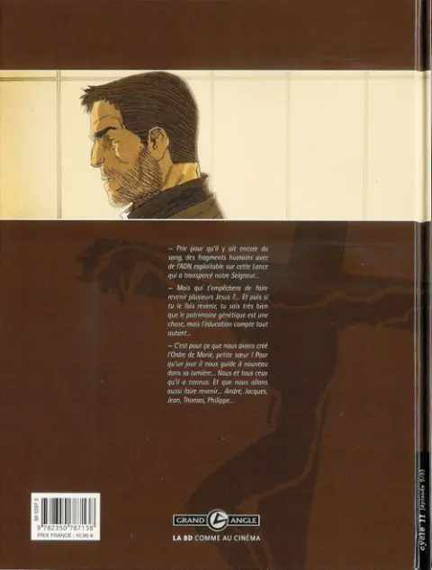Verso de l'album Le Messager Tome 5 Le secret de la lance