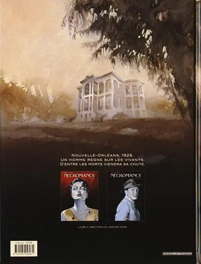 Verso de l'album Necromancy Tome 1 Livre 1