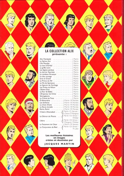 Verso de l'album Alix Tome 3 L'île maudite