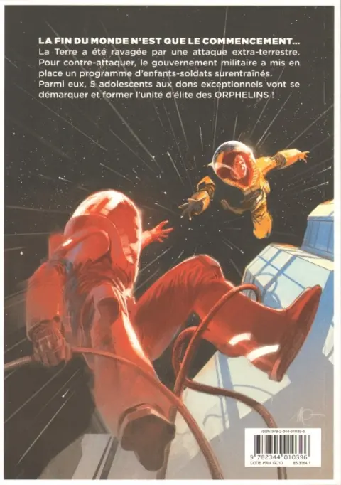 Verso de l'album Orphelins Tome 5 Le Cœur dans l'abîme