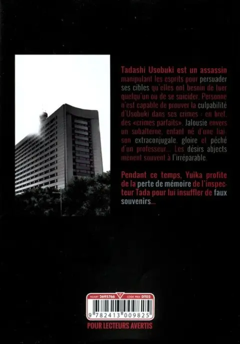 Verso de l'album Perfect crime 6